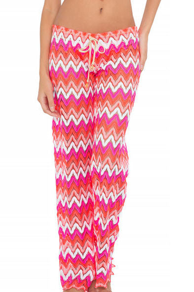 Luli Fama Flamingo Beach Beach Pant